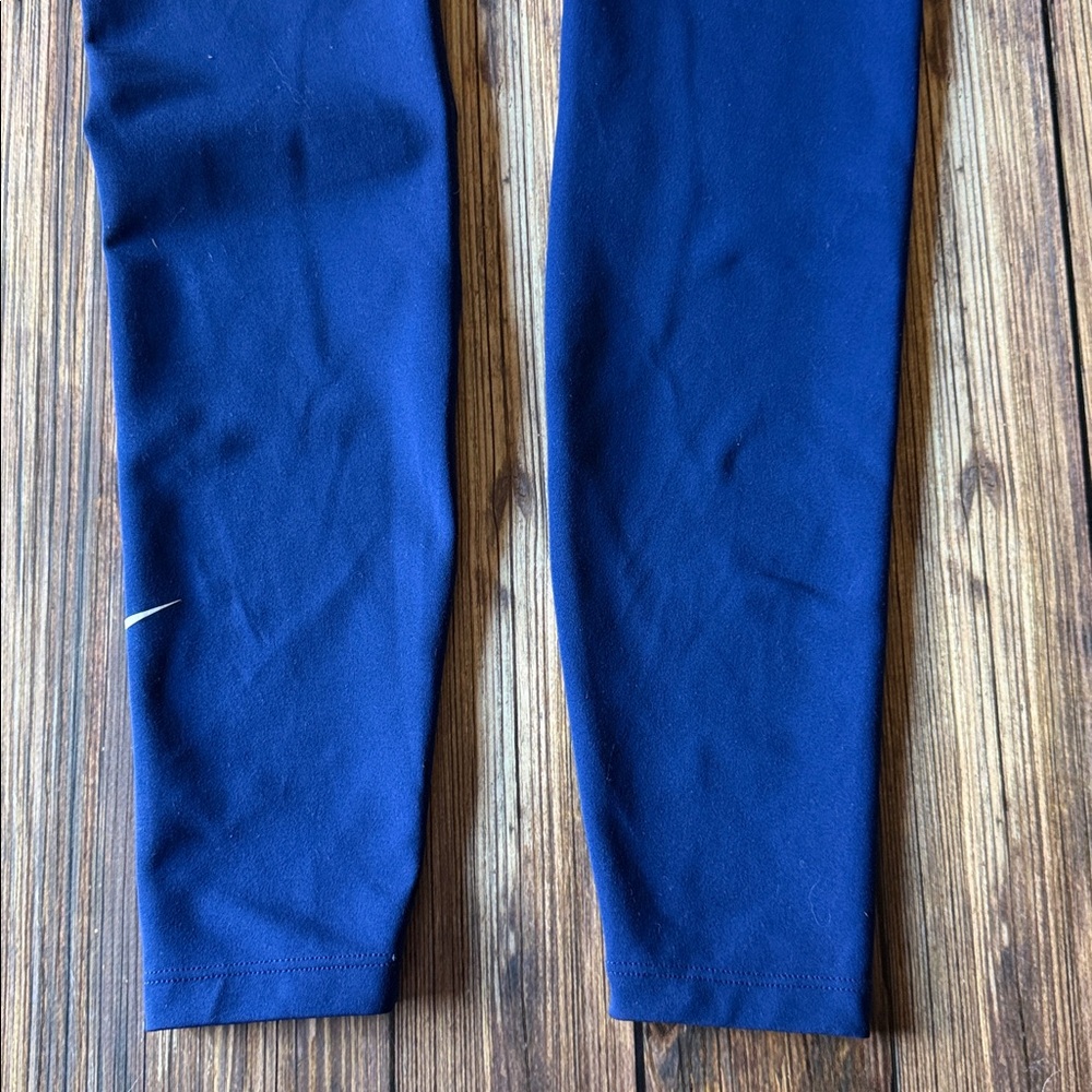 Nike True Blue Leggings with White Logo S - Picture 7 of 7